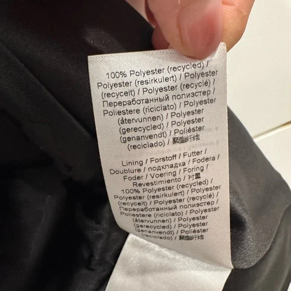 NWT GANNI black satin Duchess top - Picture 7 of 8